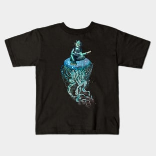 Music in the Deep (Deep Sea Diver) Kids T-Shirt